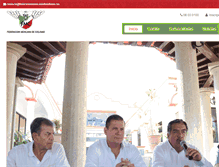 Tablet Screenshot of federacionmexicanadeciclismo.com.mx